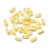 2-Hole Baking Paint Glass Seed Beads SEED-S023-17A-12-1