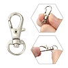 10Pcs Alloy Swivel Lobster Claw Clasps PALLOY-CJ0002-68-4