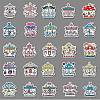 50Pcs Carousel PET Waterproof Stickers PW-WG2DB4E-01-5