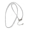 3.5MM Polyester Metallic Cord Braided Cord Necklace Making FB-CBAA152-01P-11-1