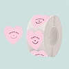 500Pcs Heart with Thank You Roll Stickers DIY-U008-01B-1