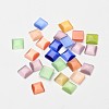 Mixed Color Square Cat Eye Beads Cabochons X-CE042-8x8-M-1