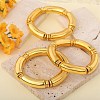 6Pcs CCB Plastic Curved Tube Beaded Stretch Bracelet Sets BJEW-SW001583-01-4