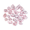 Pearlized Opaque Acrylic Beads OACR-T029-04C-1