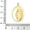 Brass Pendants KK-B139-23B-GP-3