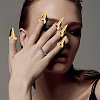 20Pcs Alloy Women Finger Nail Rings RJEW-GL0001-02-7