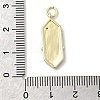 Brass Micro Pave Cubic Zirconia Pendants KK-A278-07G-02-3