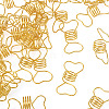 30Pcs Alloy Dreadlocks Hair Rings Decoration OHAR-TA0001-13-2