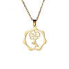 304 Stainless Steel Pendant Necklace PW-WG26640-07-1