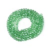 Electroplate Transparent Glass Beads Strands EGLA-A035-T3mm-A21-2