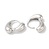 Teardrop Brass Hoop Earrings for Women EJEW-U008-15P-2