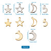 304 Stainless Steel Pendants STAS-PJ0001-07-10