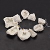 Nuggets Natural Druzy Geode Quartz Crystal Beads Strands G-A142-09-1