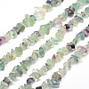 1 Strand Natural Fluorite Chip Bead Strands G-DJ0001-03-1
