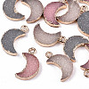 Druzy Resin Pendants RESI-S383-063-1