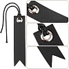 8Pcs 2 Colors Leather Bookmarks AJEW-CP0007-57-6