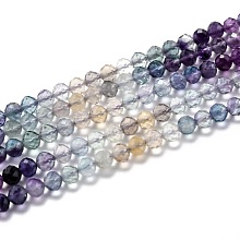 Natural Fluorite Beads Strands G-H266-31C