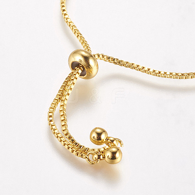 Brass Chain Bracelet Making X-MAK-P007-04-03G-1