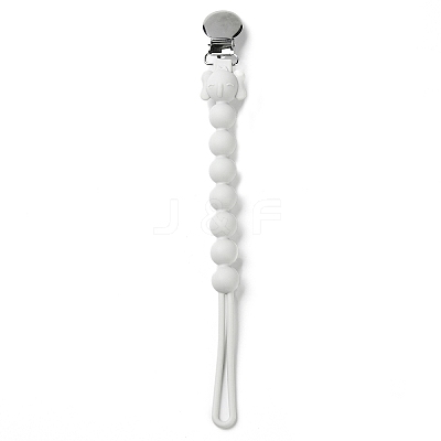 Elephant Silicone Baby Pacifier Holder Chains SIL-P004-C03-1