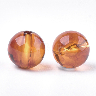 Acrylic Beads X-OACR-S029-059E-1