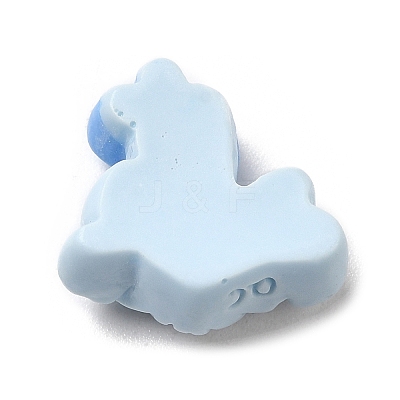 Ocean Theme Opaque Resin Cabochons RESI-C036-05A-1