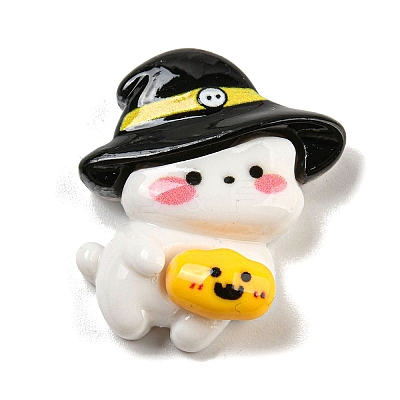 Halloween Theme Opaque Resin Decoden Cabochons RESI-E057-01I-1