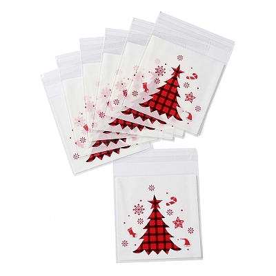 Christams Theme Plastic Bakeware Bag ABAG-F007-04C-1