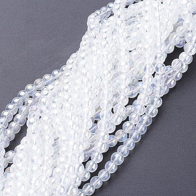 Glass Bead Strands X-GR6mm-01Y-AB-1