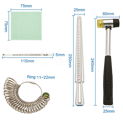 Jewelry Measuring Tool Sets TOOL-TA0006-10-1