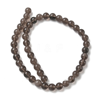 Natural Ice Obsidian Beads Strands G-P590-A03-8mm-01-1