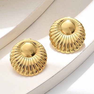 304 Stainless Steel Stud Earrings EJEW-U047-32G-1