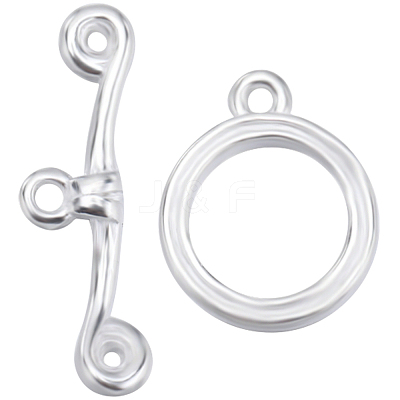 10Pcs Eco-friendly Brass Toggle Clasps KK-BBC0009-93-1