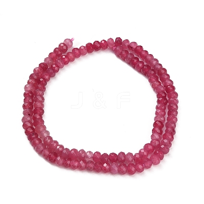 Dyed Natural White Jade Beads Strands GG-CBAF9EE-A18-3x4mm-1