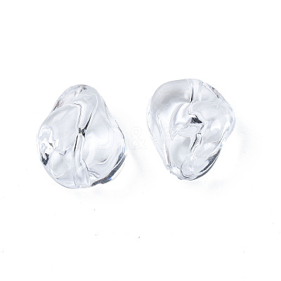 Transparent Acrylic Beads TACR-N009-35-1