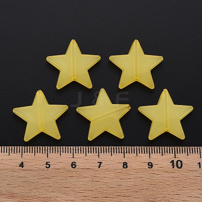 Imitation Jelly Acrylic Beads X-MACR-S373-90-E07-1
