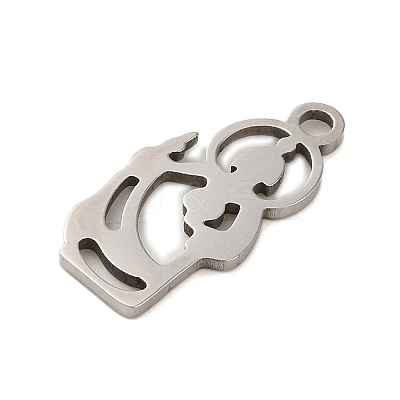 Non-Tarnish 304 Stainless Steel Pendants LS-STAS-S123-02P-1