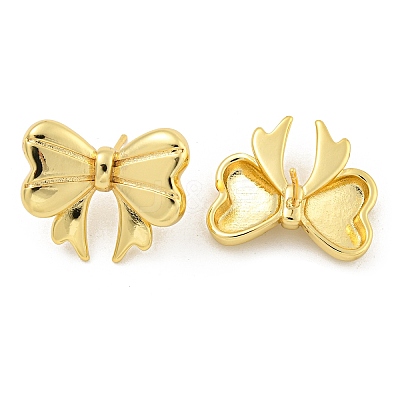 Rack Plating Brass Stud Earrings EJEW-M247-30A-G-1