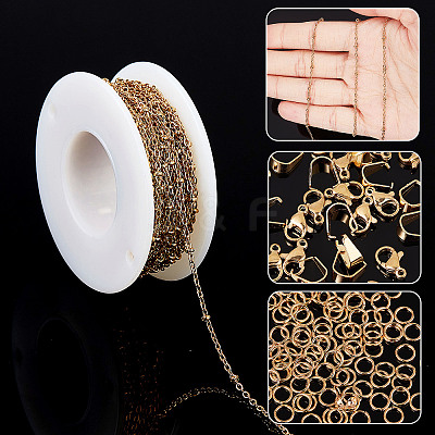 DIY Chain Necklaces Making Kits DIY-SC0020-82-1