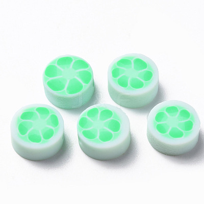 Handmade Polymer Clay Beads CLAY-T020-14A-1