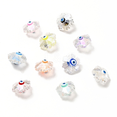 Transparent Glass Beads GLAA-F121-14-1