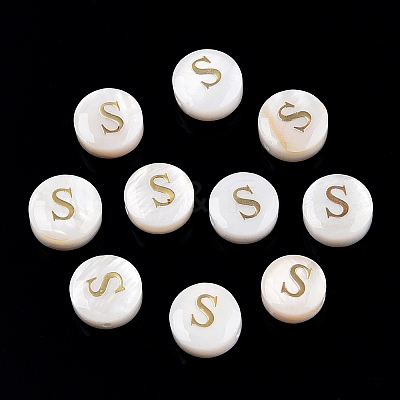 Natural Freshwater Shell Beads SHEL-N036-01S-1