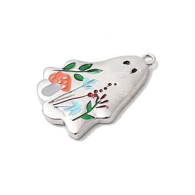 Brass Enamel Pendants KK-L258-09E-1