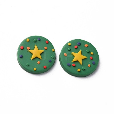 Handmade Polymer Clay Cabochons CLAY-T017-14-1