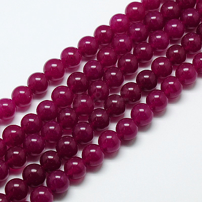 Natural Malaysia Jade Bead Strands X-G-M101-6mm-08-1