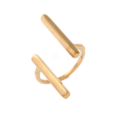 Ion Plating(IP) 304 Stainless Steel Finger Rings RJEW-H125-10G-17mm-1