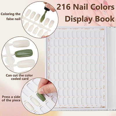 2 Sets 2 Styles Plastic False Nail MRMJ-BC0003-50C-1