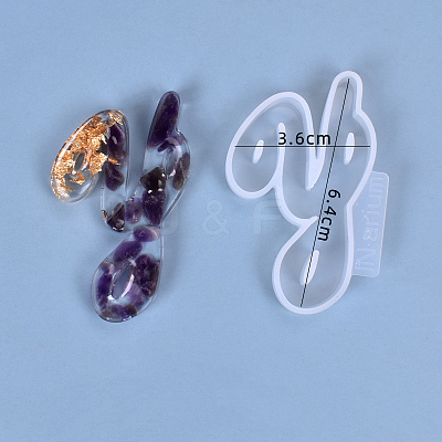 Letter DIY Silicone Molds DIY-I034-08I-1