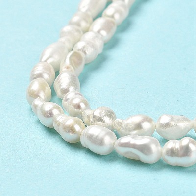 Natural Cultured Freshwater Pearl Beads Strands PEAR-E016-152-1