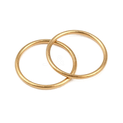 Ion Plating(IP) 304 Stainless Steel Closed Jump Rings STAS-G393-06G-10-1