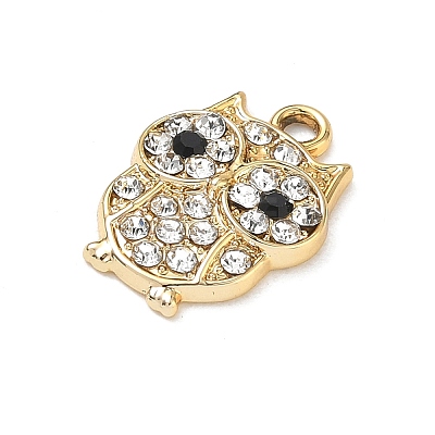 Alloy Rhinestone Pendants RB-CBA9733-02G-1
